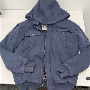 Fox Men's Blue Hooded Jacket